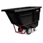 Rubbermaid 1315 Standard Duty Tilt Truck, Black (RCP1315BLA)